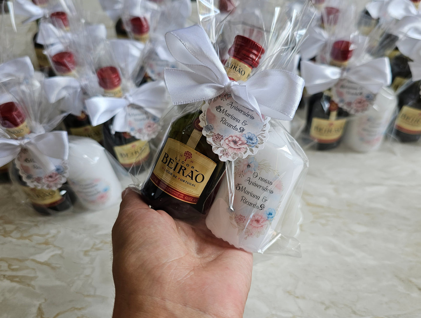 Kit vela personalizada + miniatura de Beirão