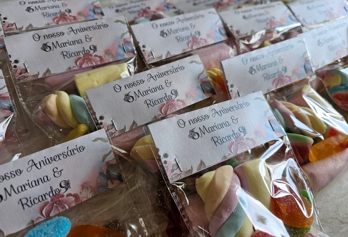 Saco de gomas personalizado
