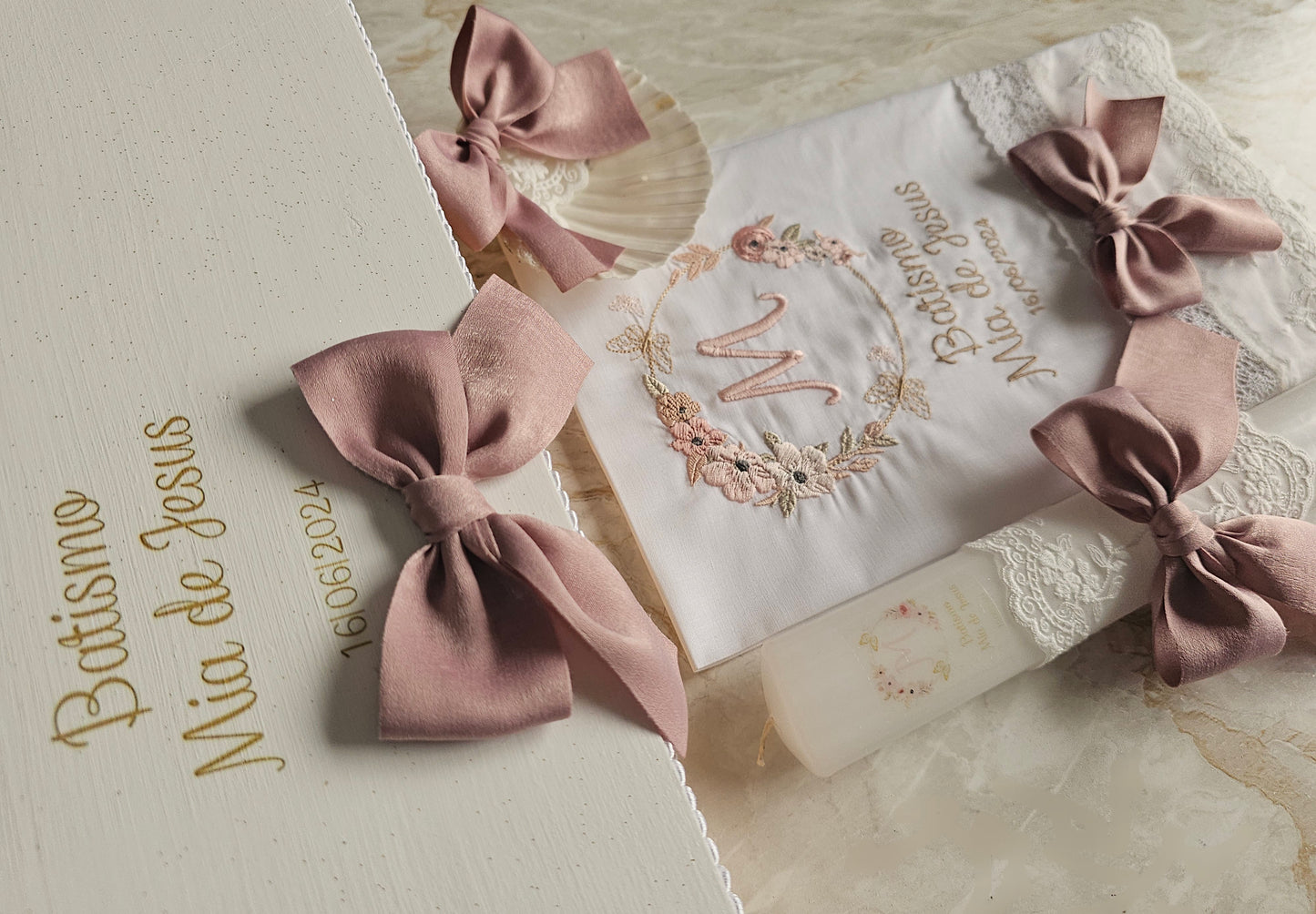 Conjunto de Batismo "Mia"