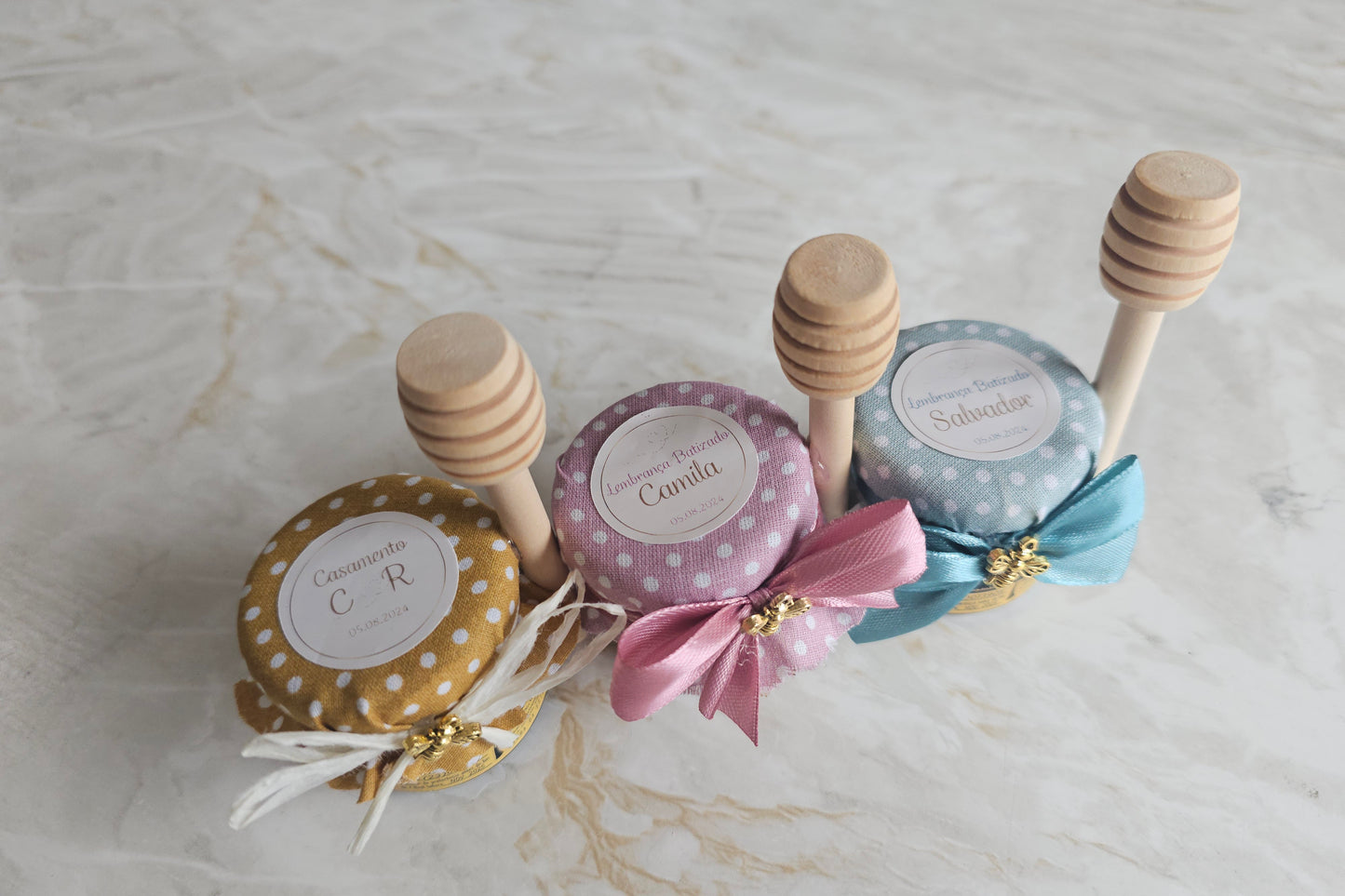 Pote de mel 30g personalizado