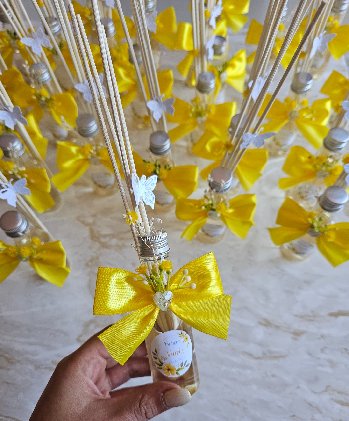Mikado personalizado Amarelo