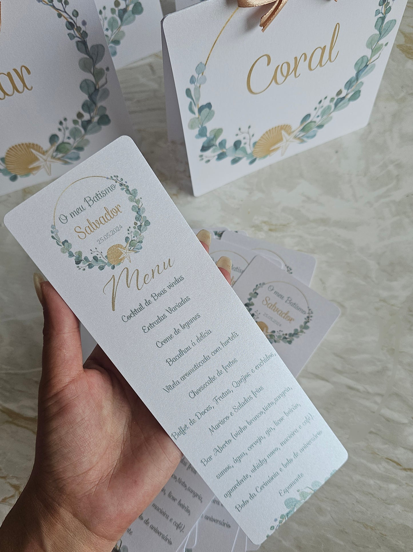 Menus personalizados Mar