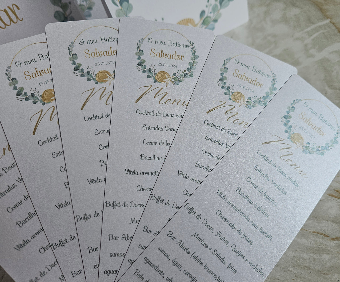 Menus personalizados Mar