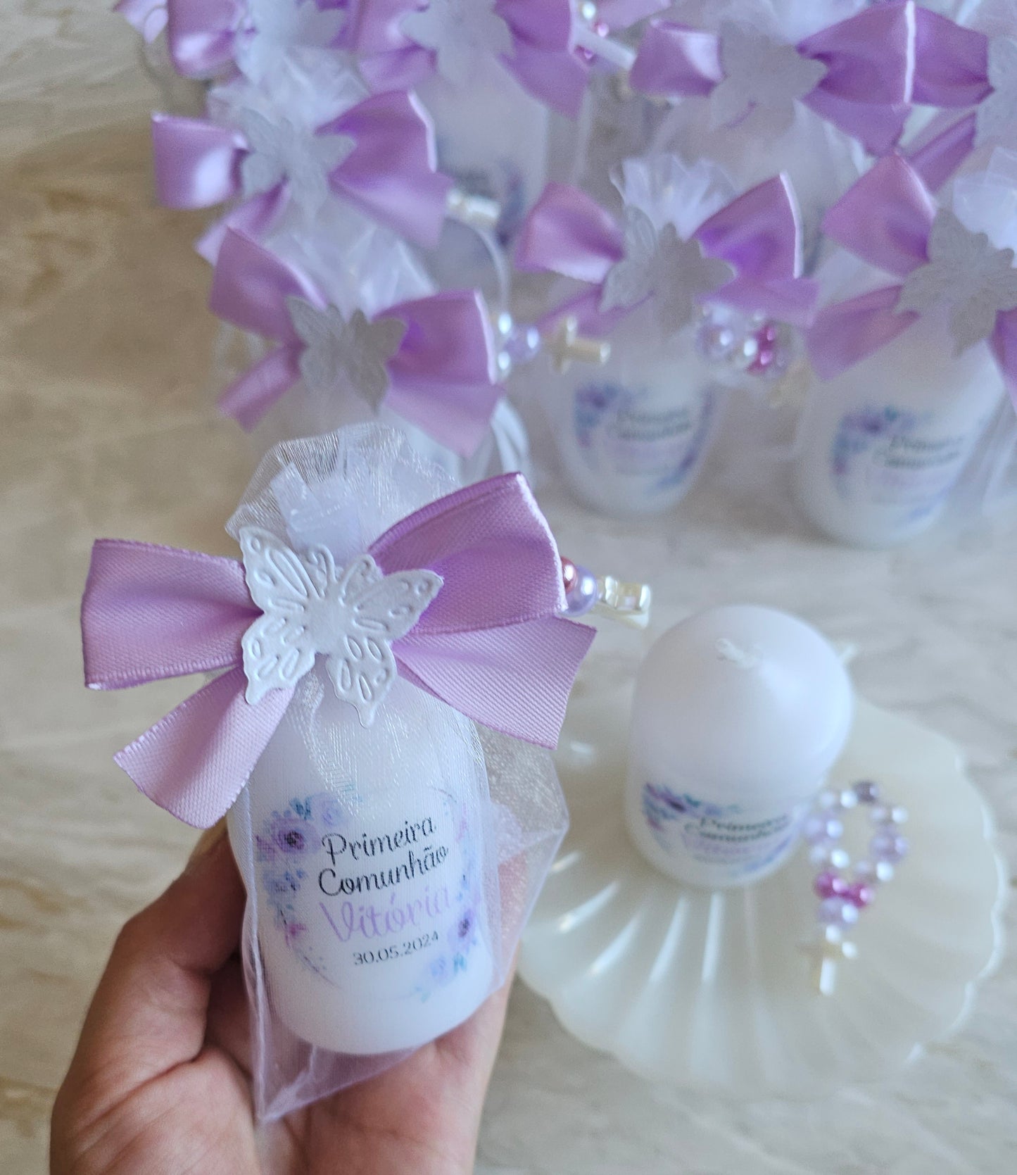 Vela personalizada + mini dezena