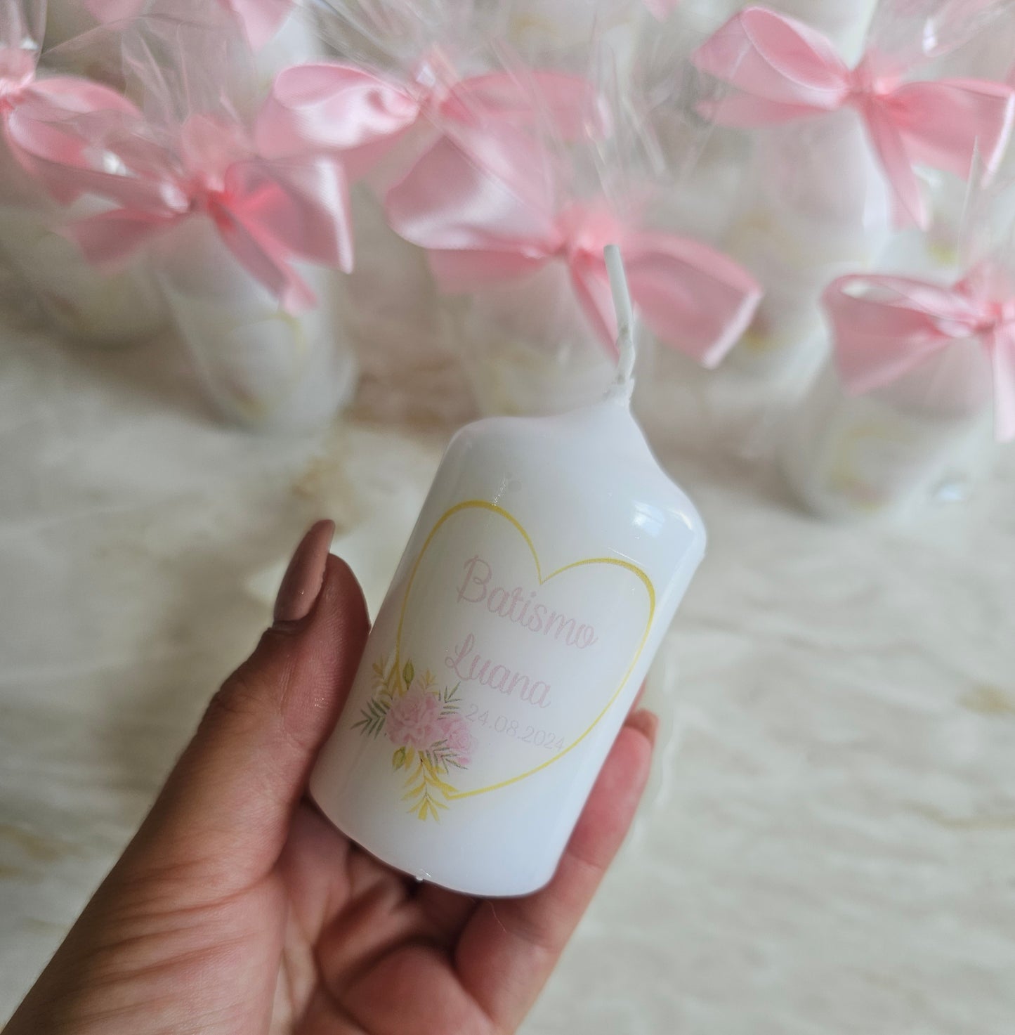 Vela personalizada "Luana"