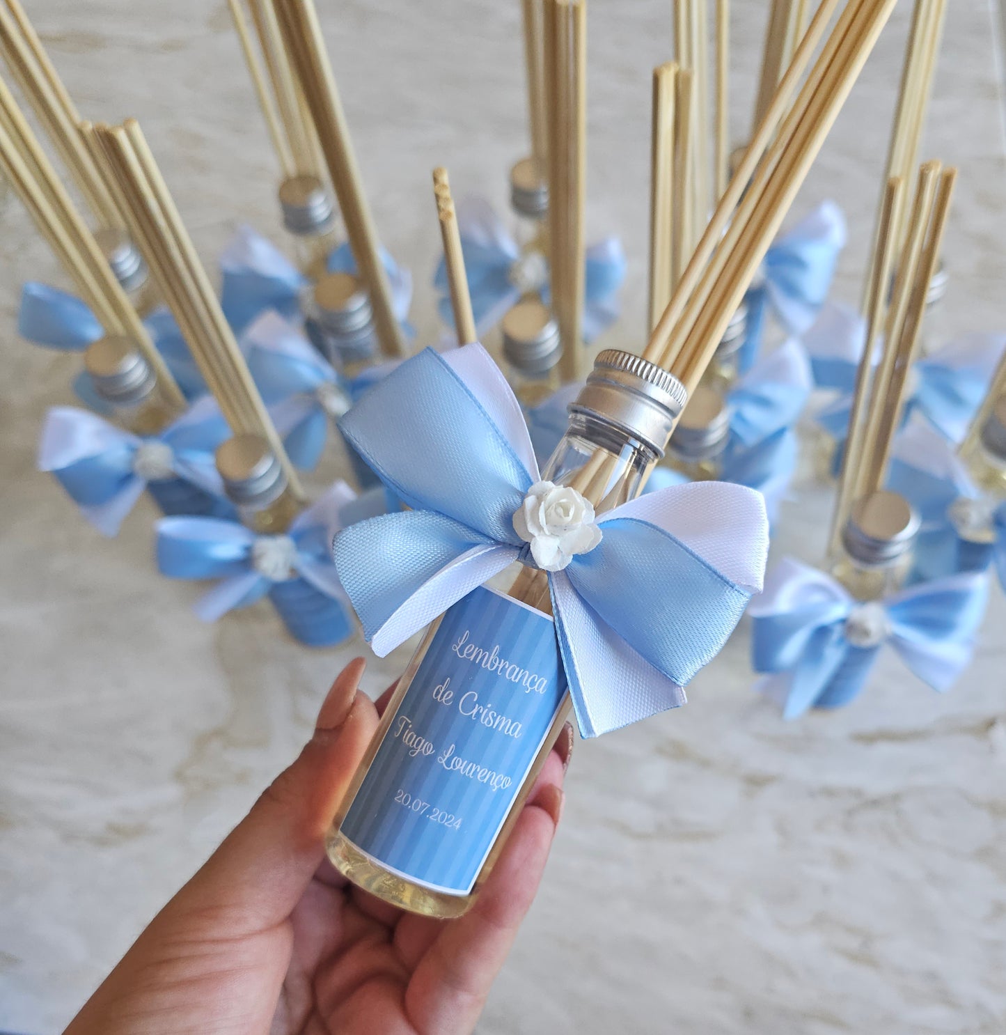 Mikado personalizado Azul