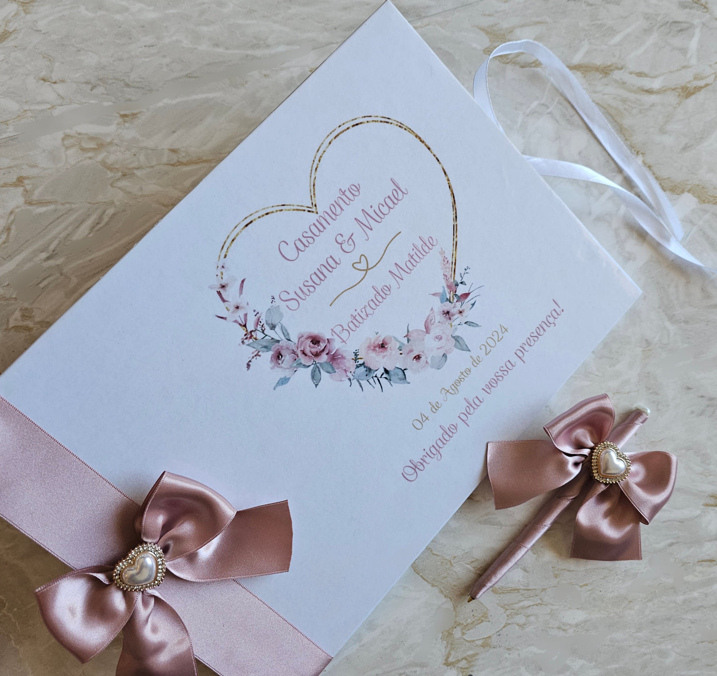 Livro de Honra Casamento & Batismo