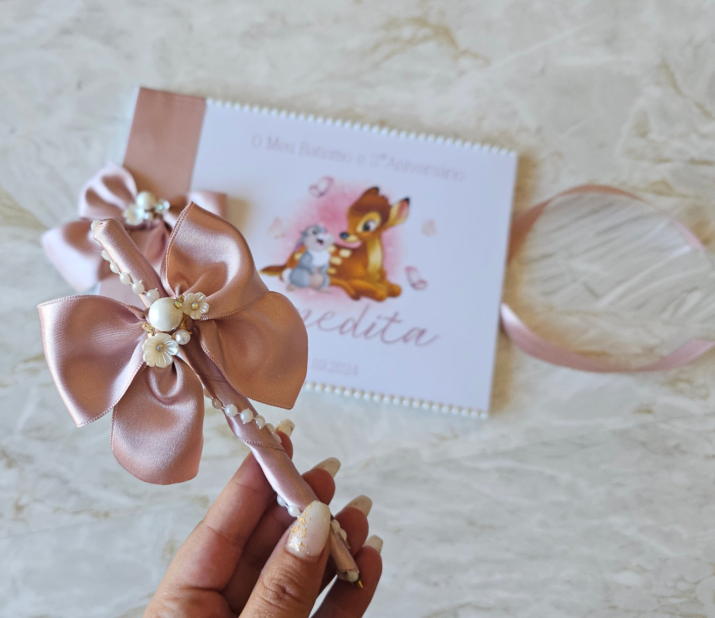 Livro de Honra A5 + caneta "Benedita"
