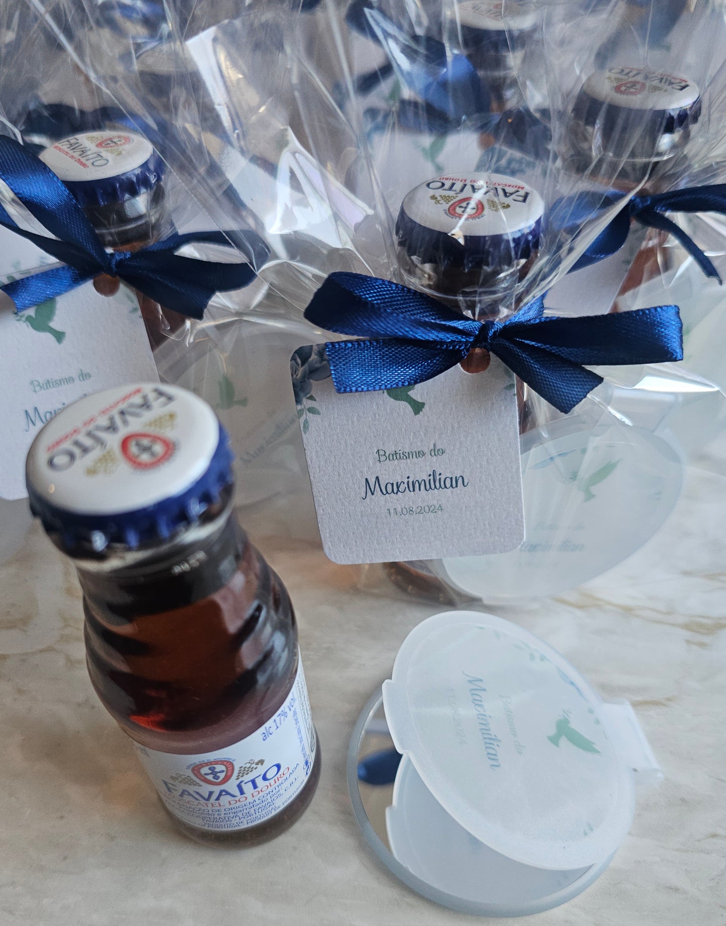 Kit espelho + Moscatel Pombinha