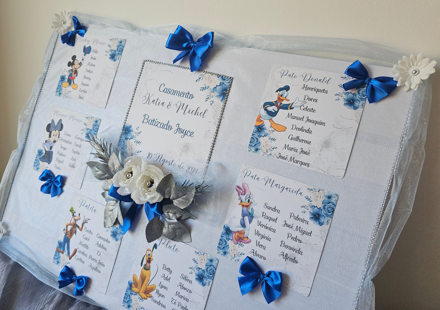 Placard mesas disney