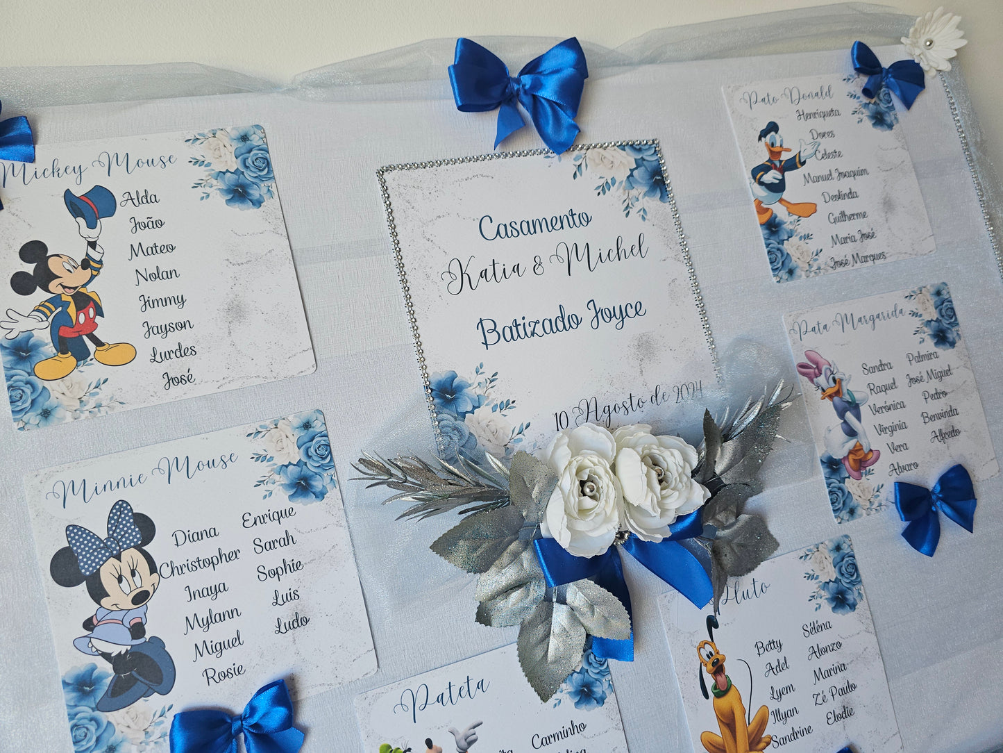 Placard mesas disney
