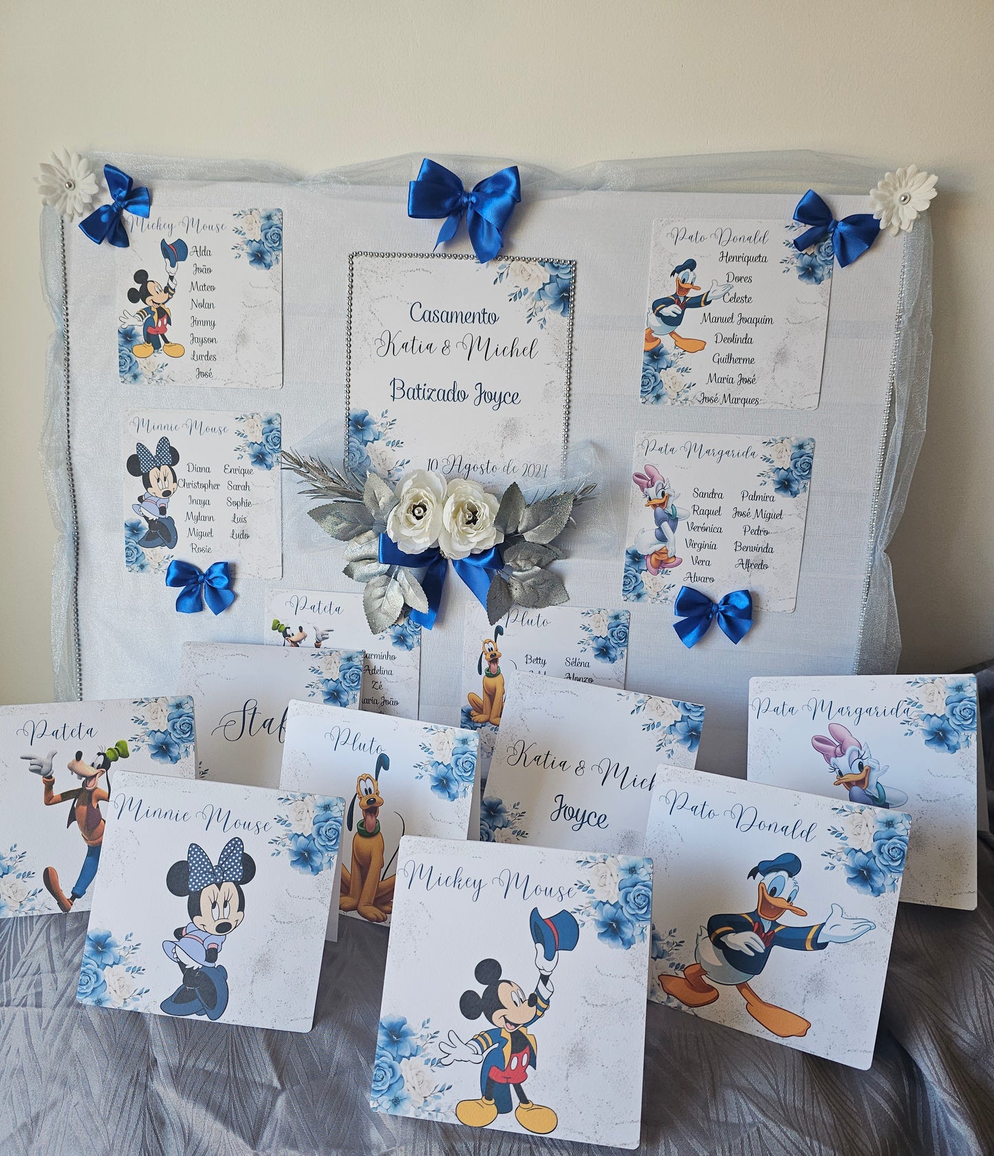 Placard mesas disney