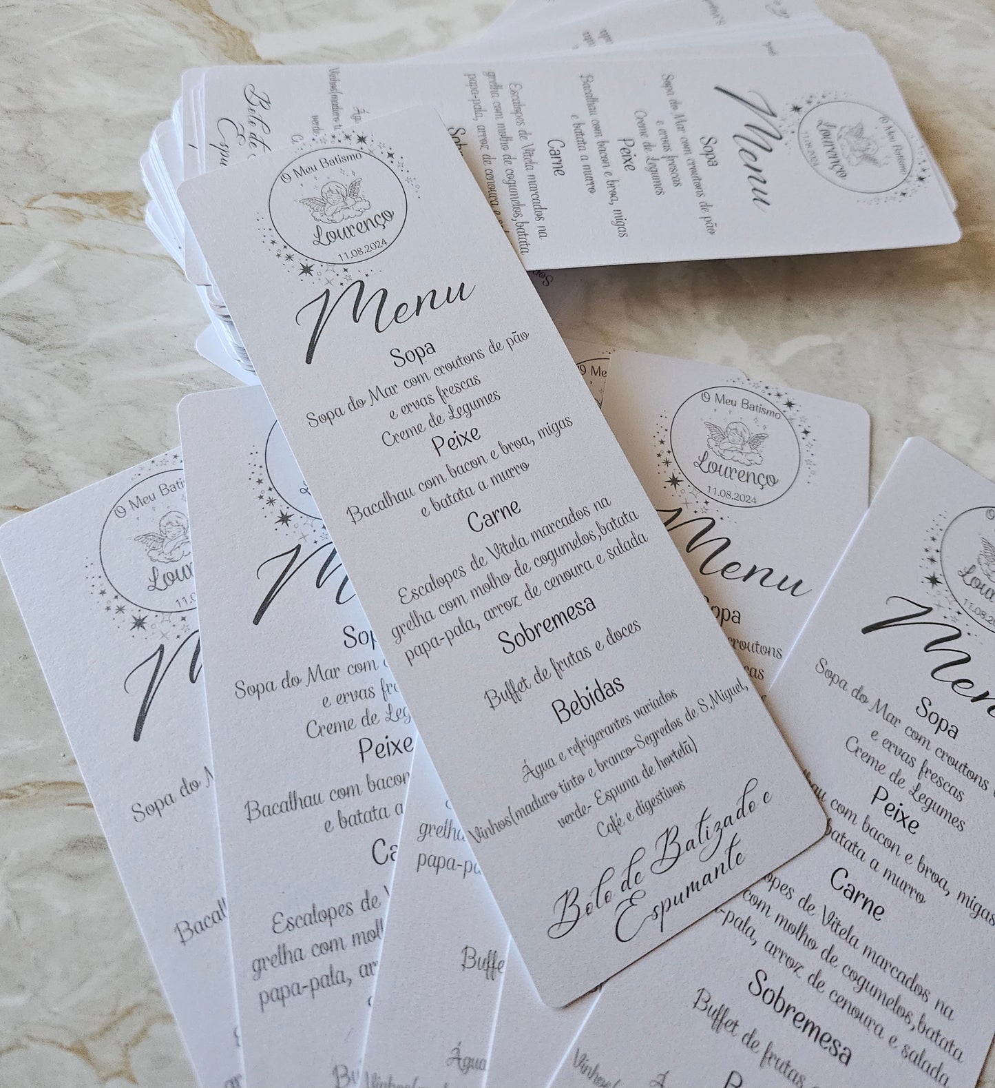 Menu personalizado Anjo