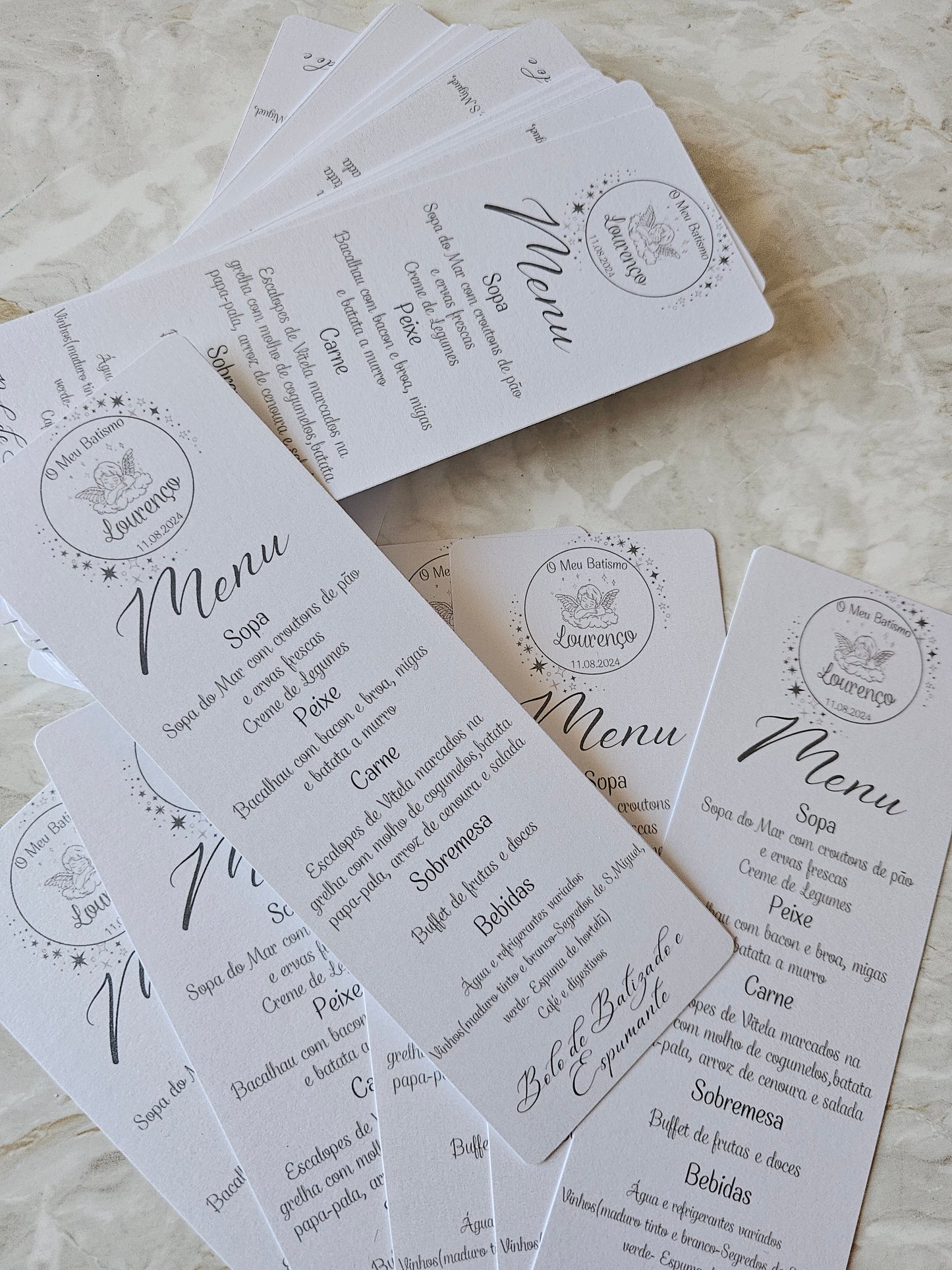 Menu personalizado Anjo