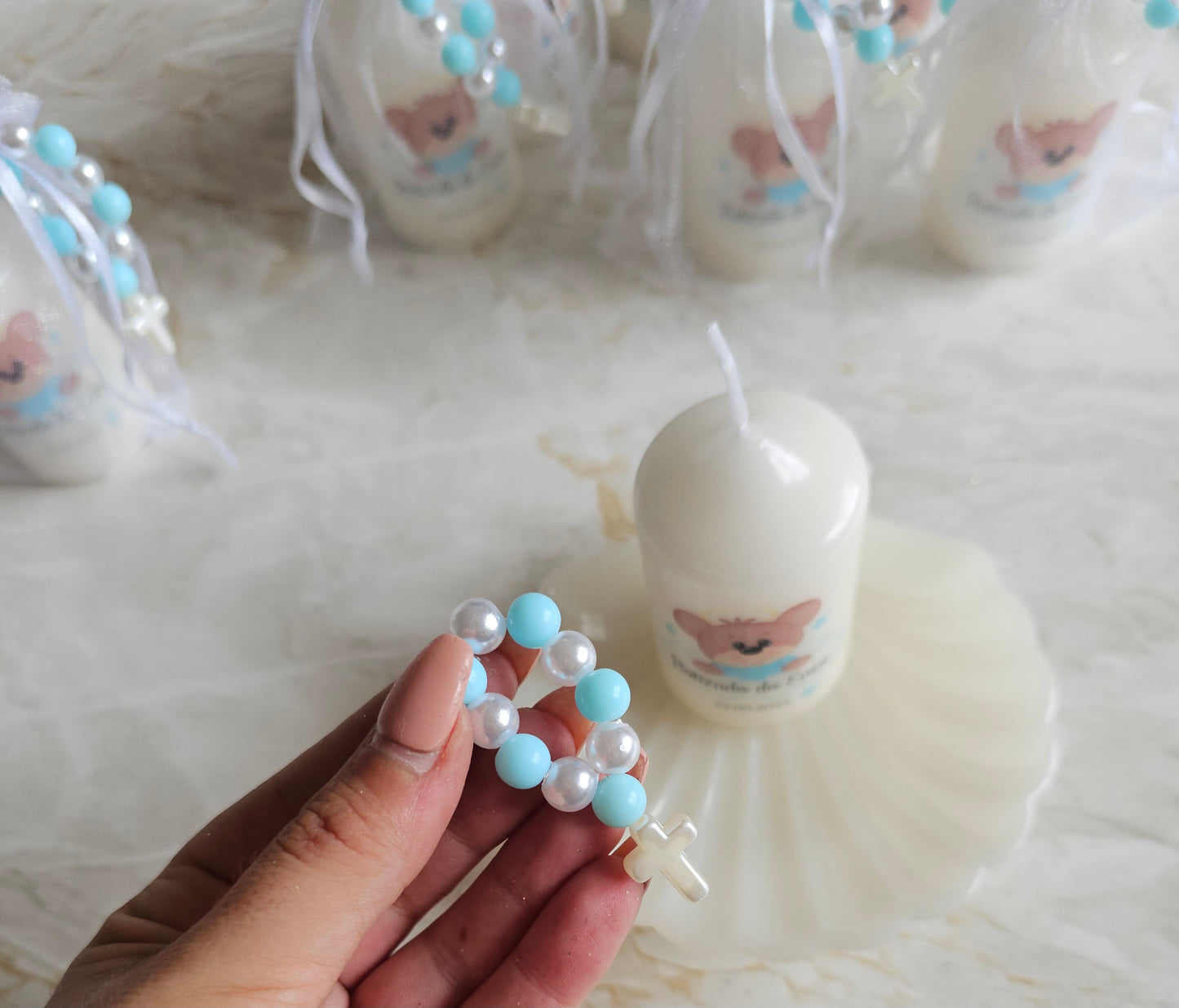 Vela personalizada + mini dezena
