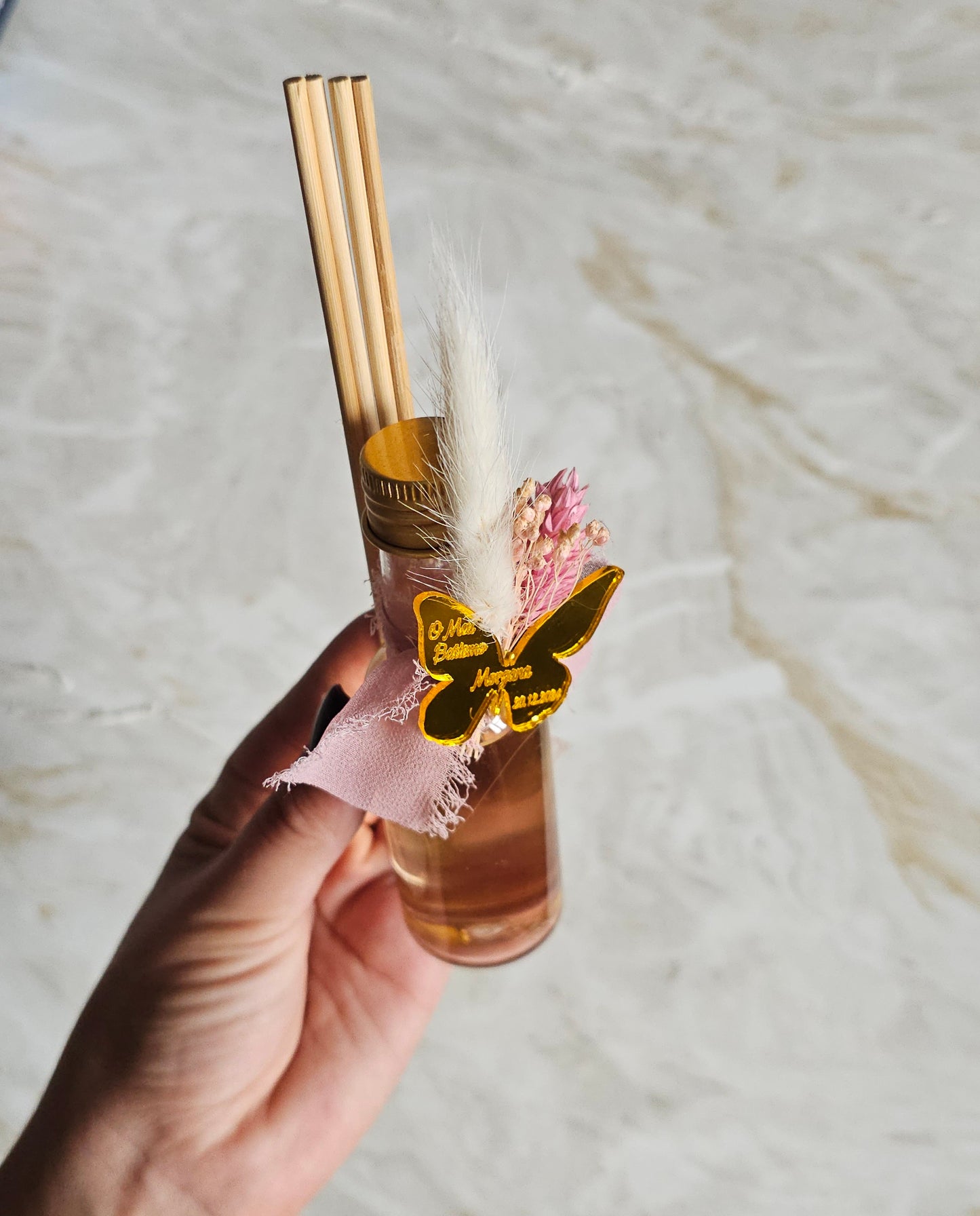 Mikado personalizado "Coração de Ouro "