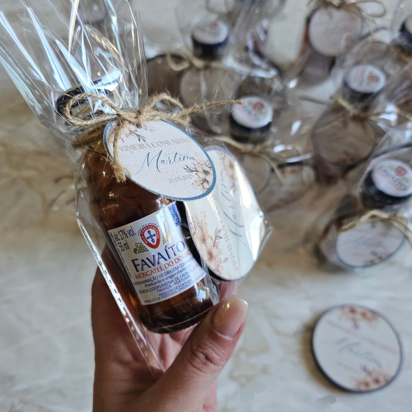 Kit Moscatel + íman personalizado