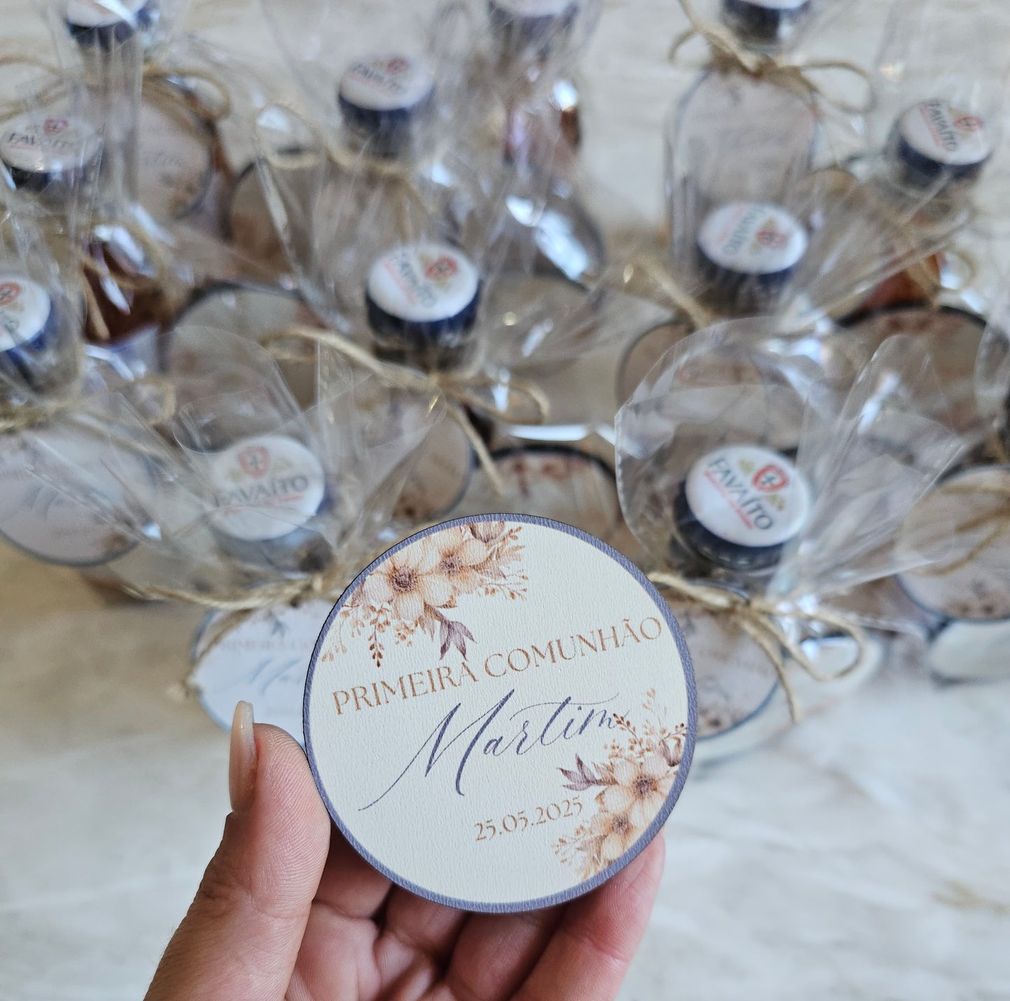 Kit Moscatel + íman personalizado