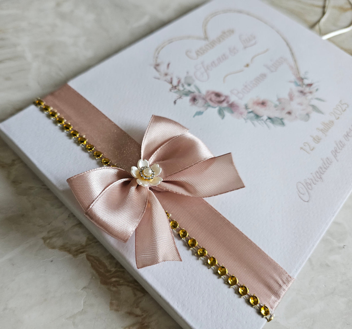 Livro de honra A5 Casamento e Batismo