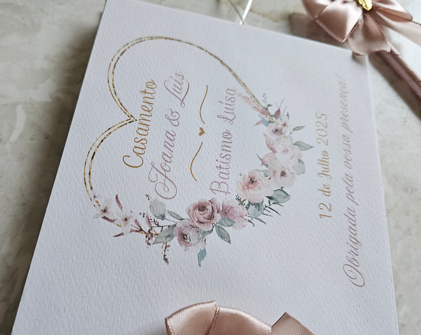 Livro de honra A5 Casamento e Batismo