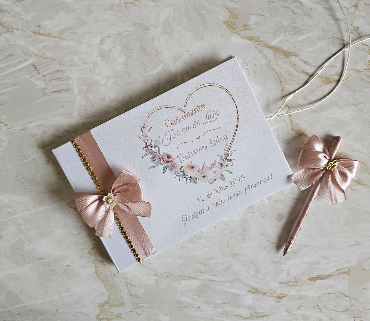 Livro de honra A5 Casamento e Batismo