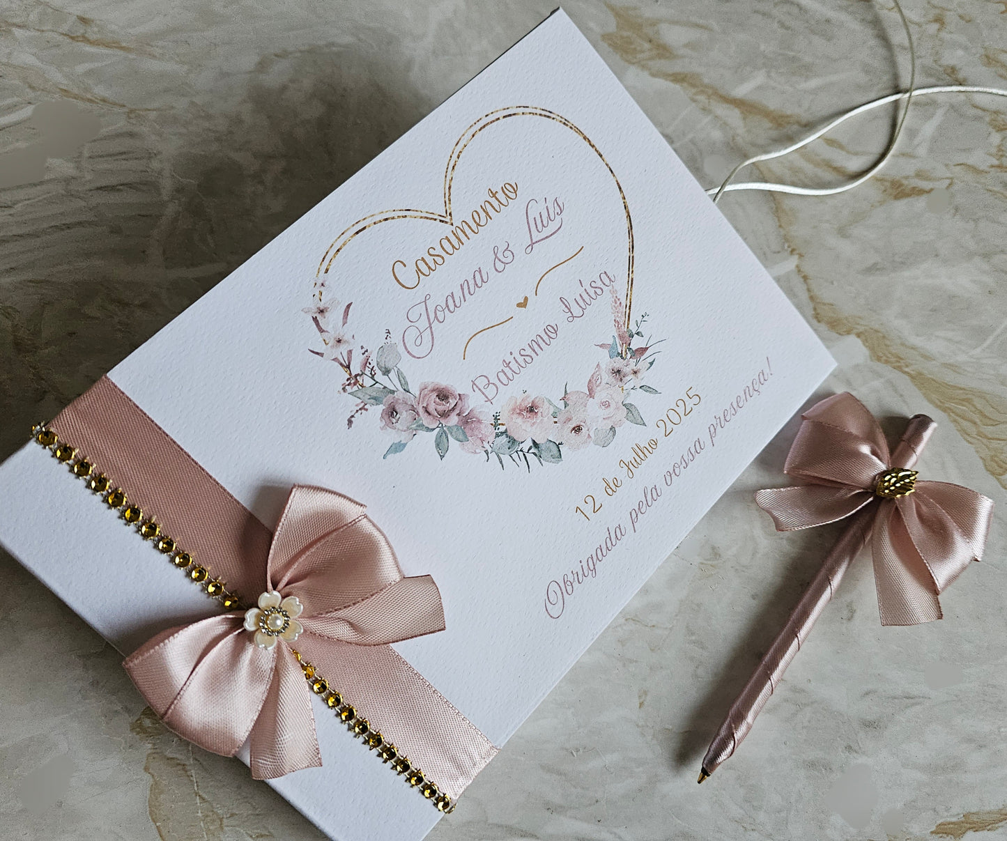 Livro de honra A5 Casamento e Batismo