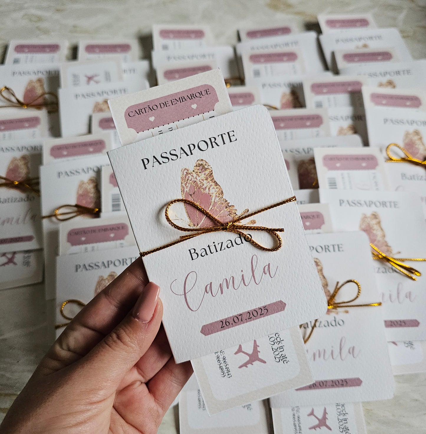 Convite Passaporte Borboleta