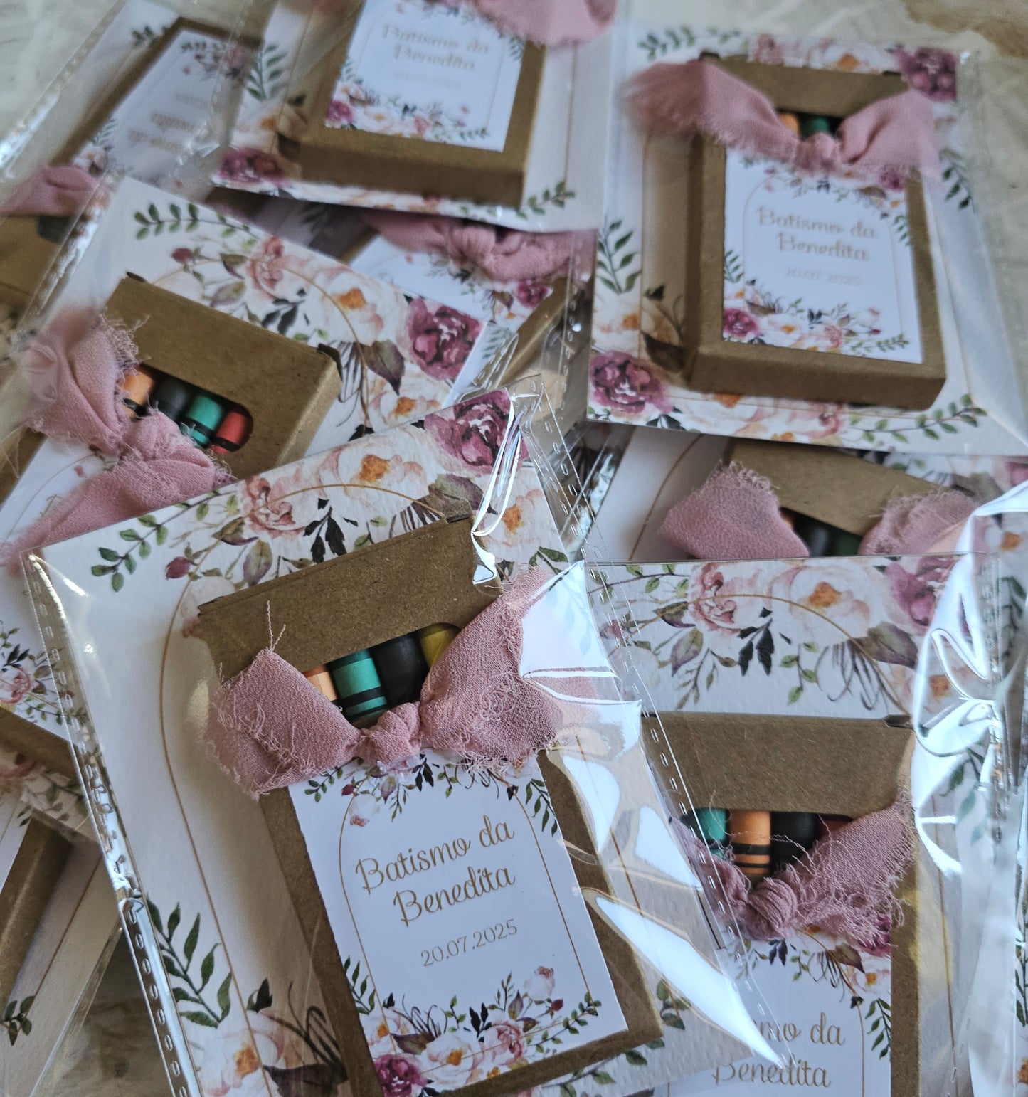 Caixa lápis personalizada "Floral"