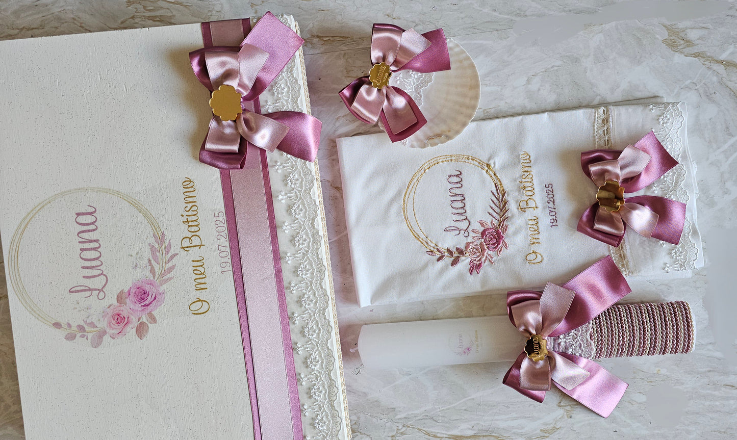 Conjunto de Batismo "Luana"