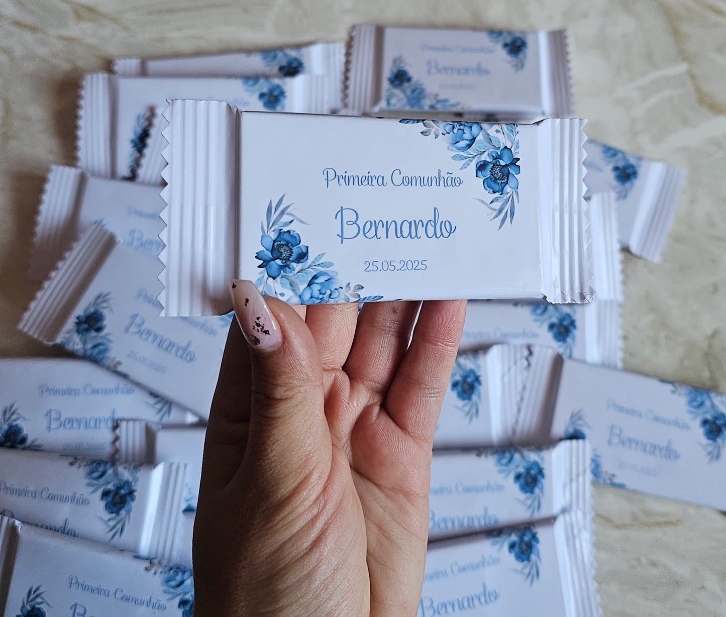 Chocolate 20g personalizado "Bernardo"