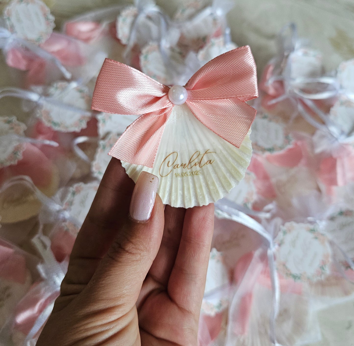 Mini concha íman "Carlota"