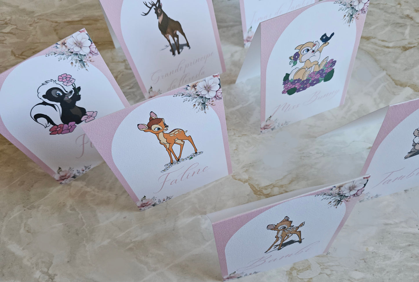Marcadores de mesa "Bambi"