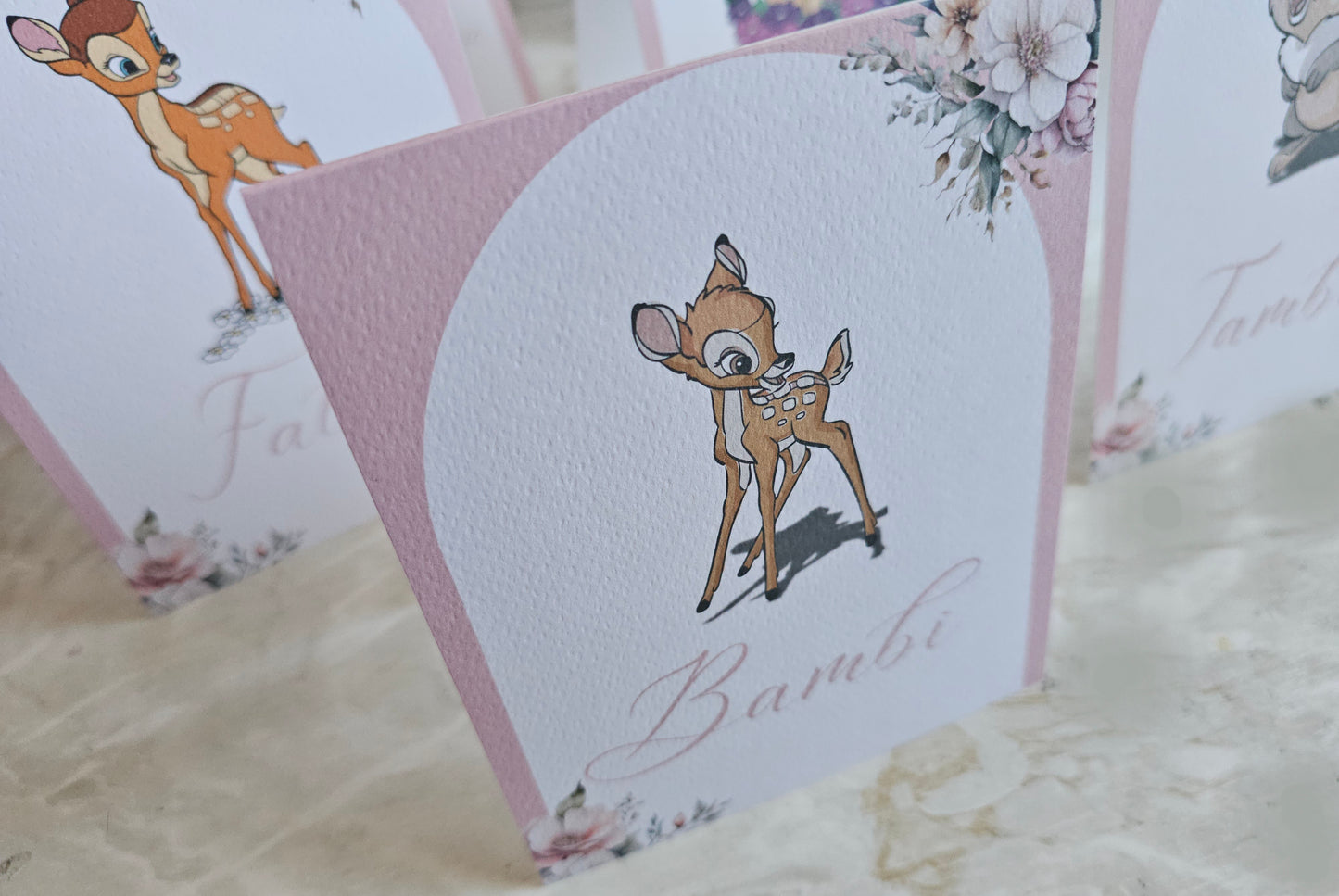 Marcadores de mesa "Bambi"