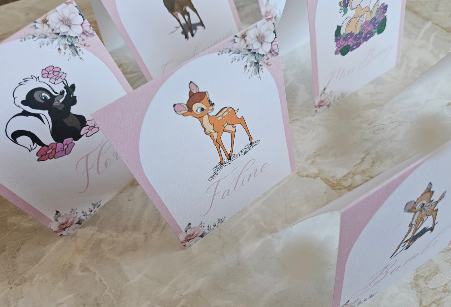 Marcadores de mesa "Bambi"