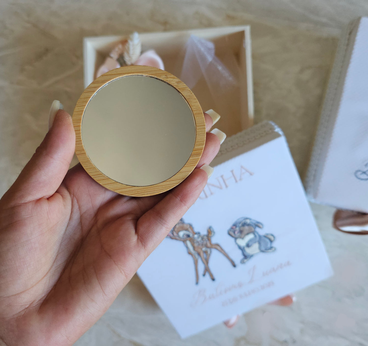 Caixas para Padrinhos "Bambi"