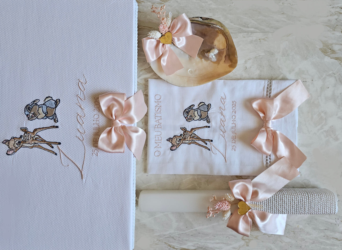 Conjunto de Batismo "Bambi"
