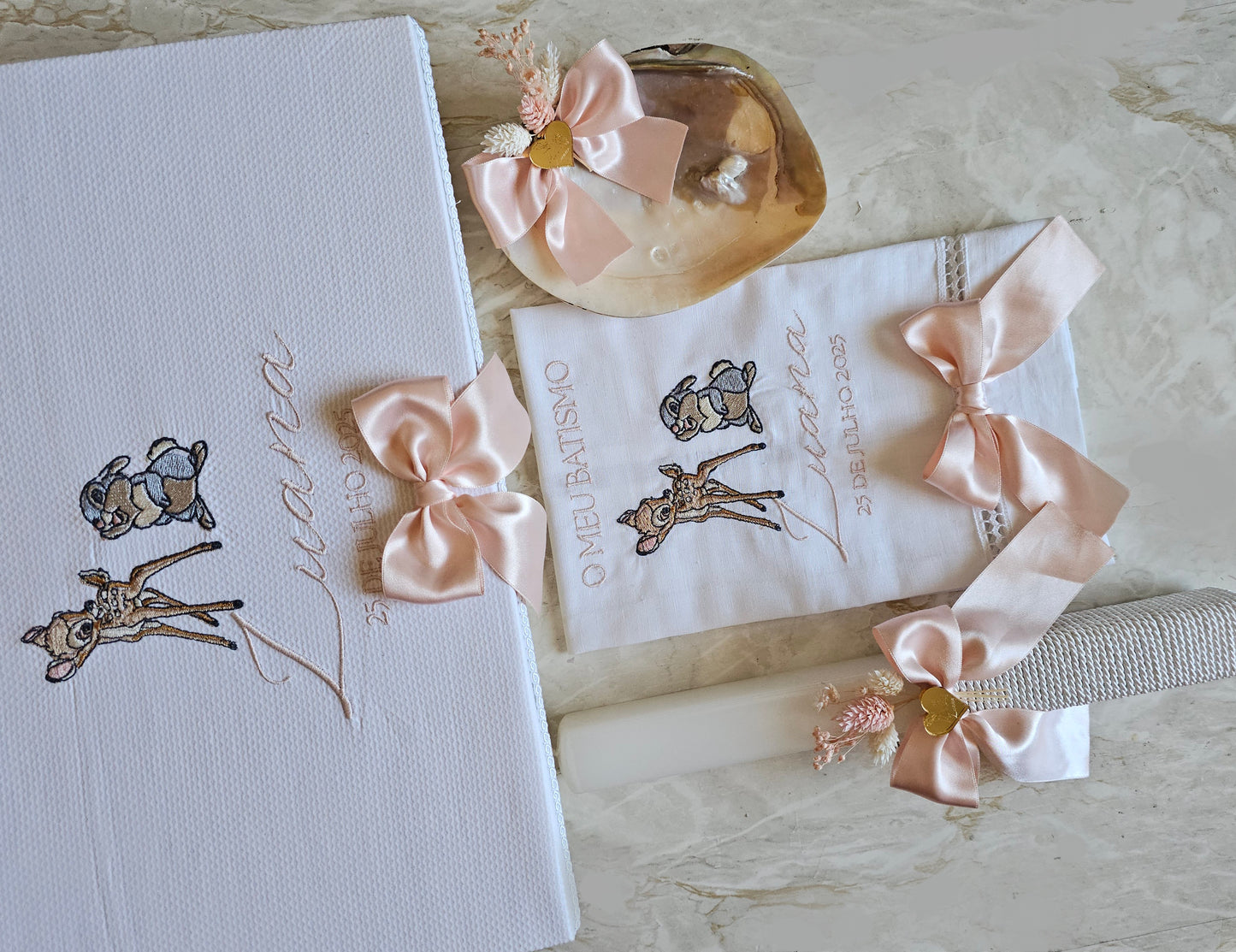 Conjunto de Batismo "Bambi"
