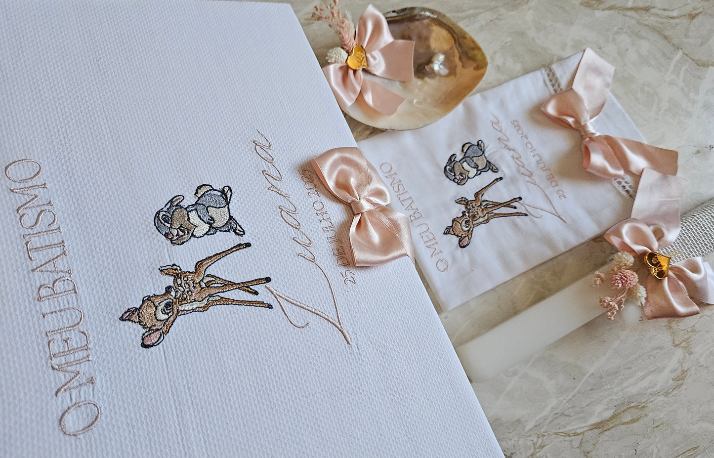 Conjunto de Batismo "Bambi"