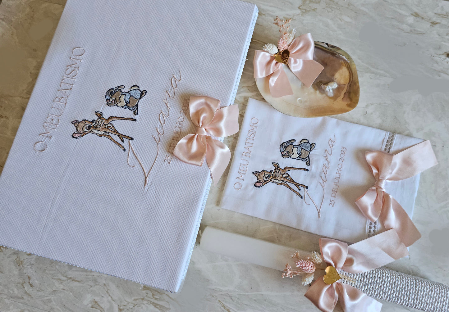 Conjunto de Batismo "Bambi"