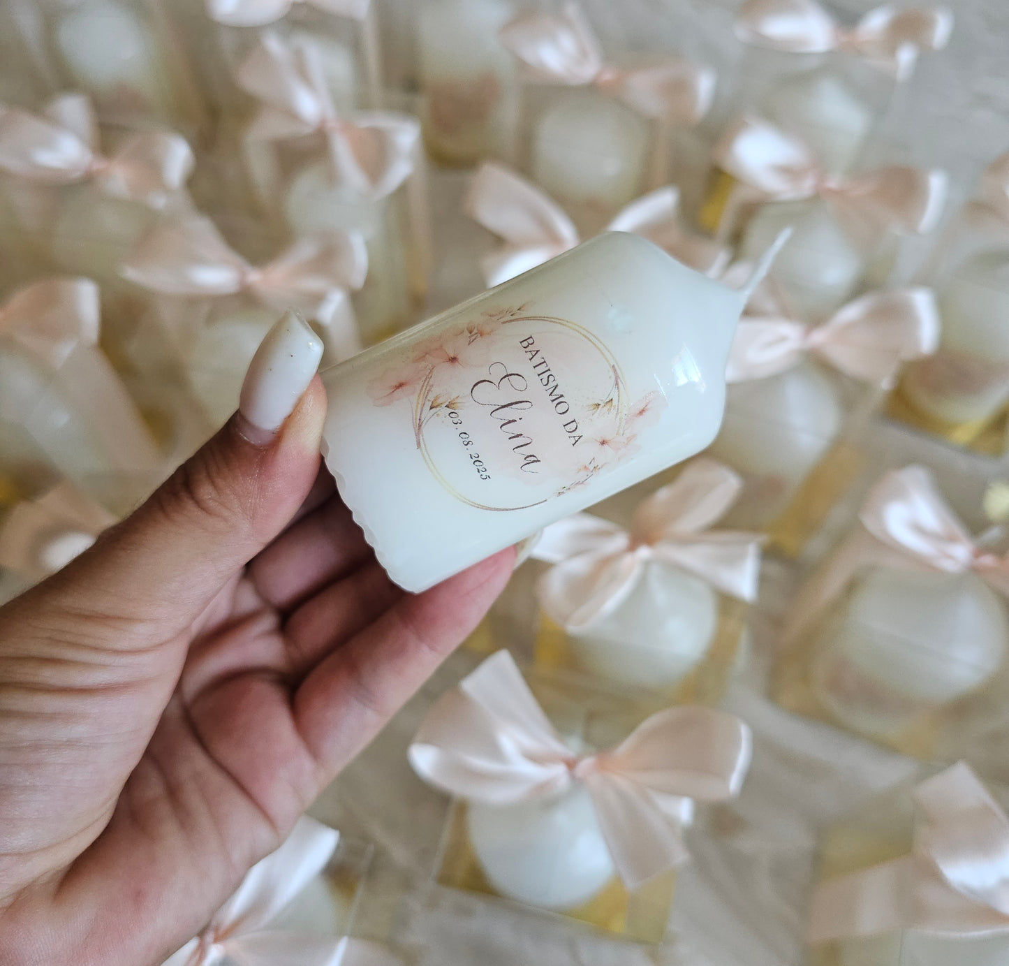 Velas personalizadas em caixa "Elina"