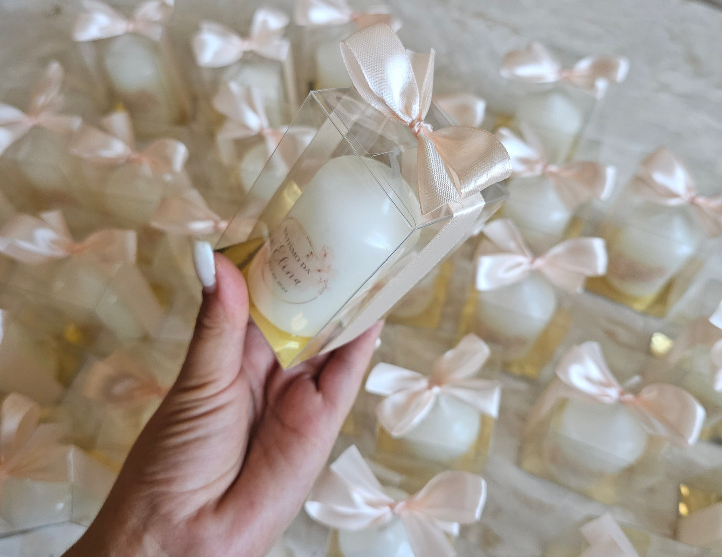 Velas personalizadas em caixa "Elina"