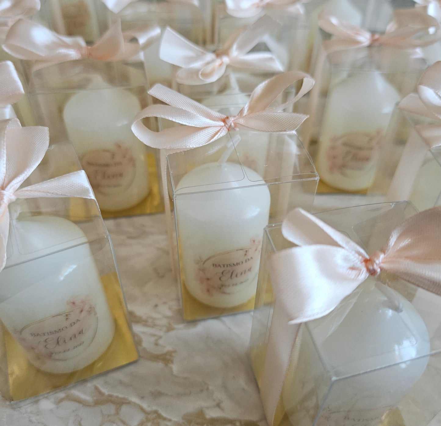 Velas personalizadas em caixa "Elina"