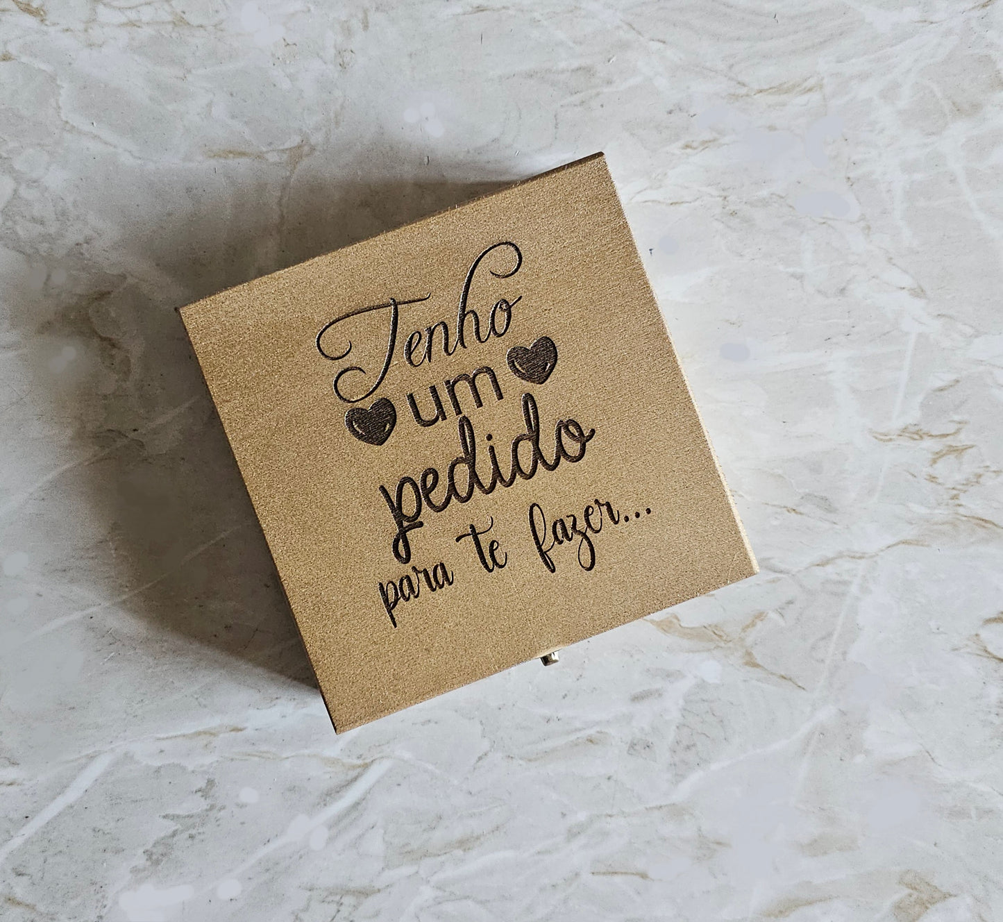 Caixa convite especial Madrinha "Ouro"