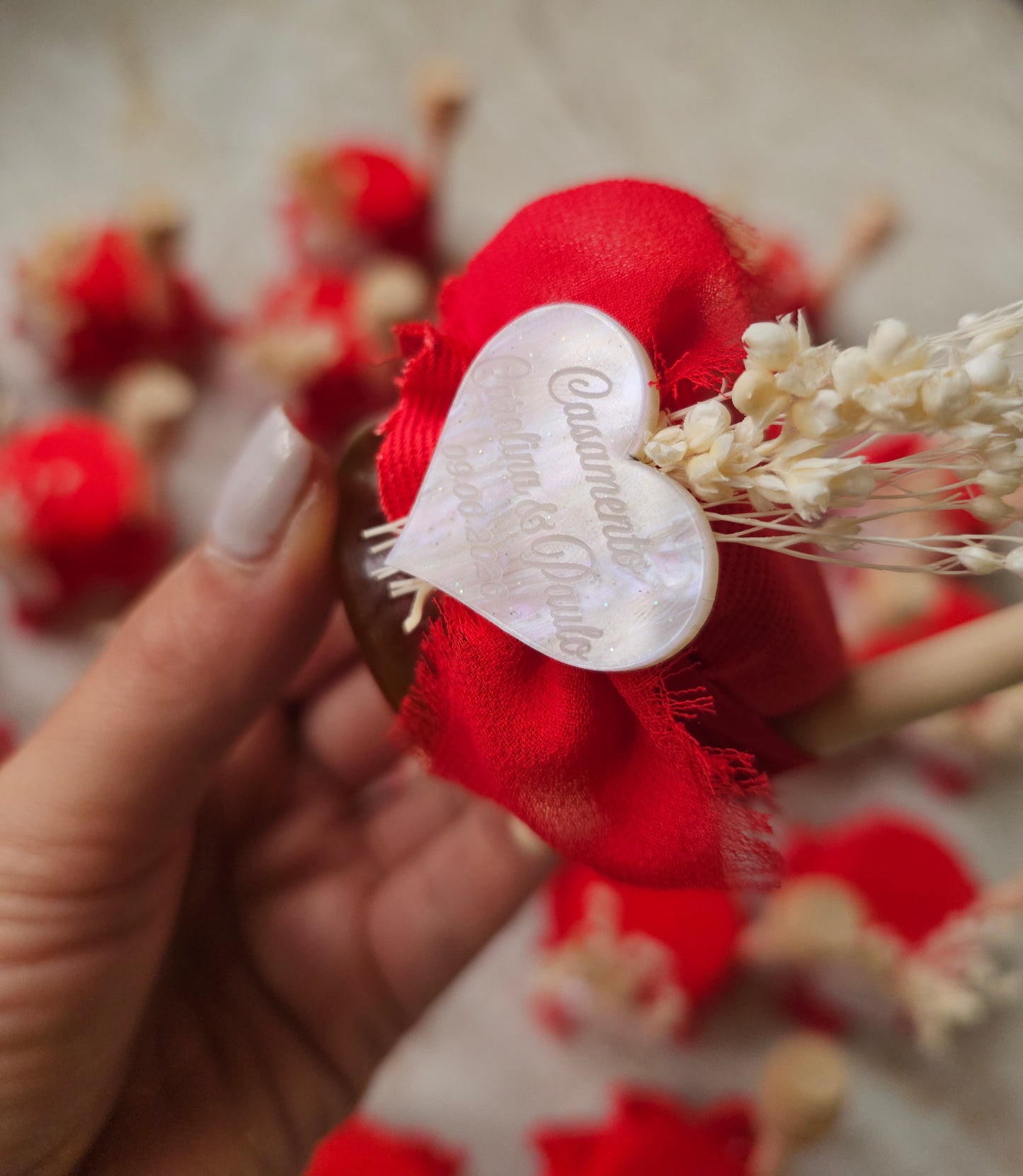 Pote de mel 30g casamento C&P