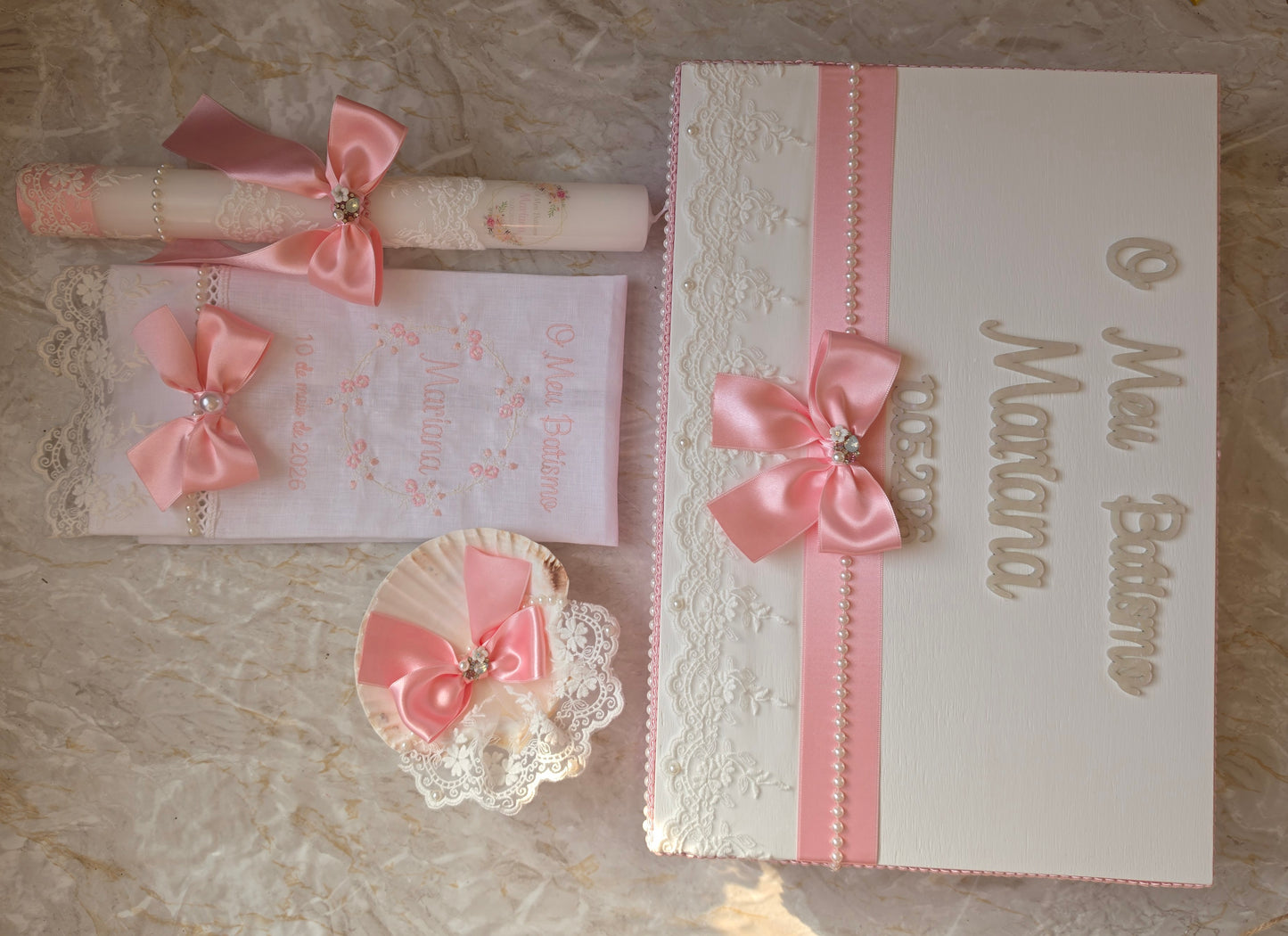 Conjunto de Batismo "Mariana"