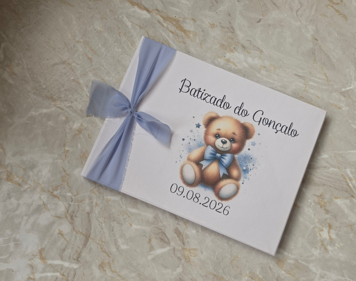 Livro de honra ursinho "Gonçalo" 🐻