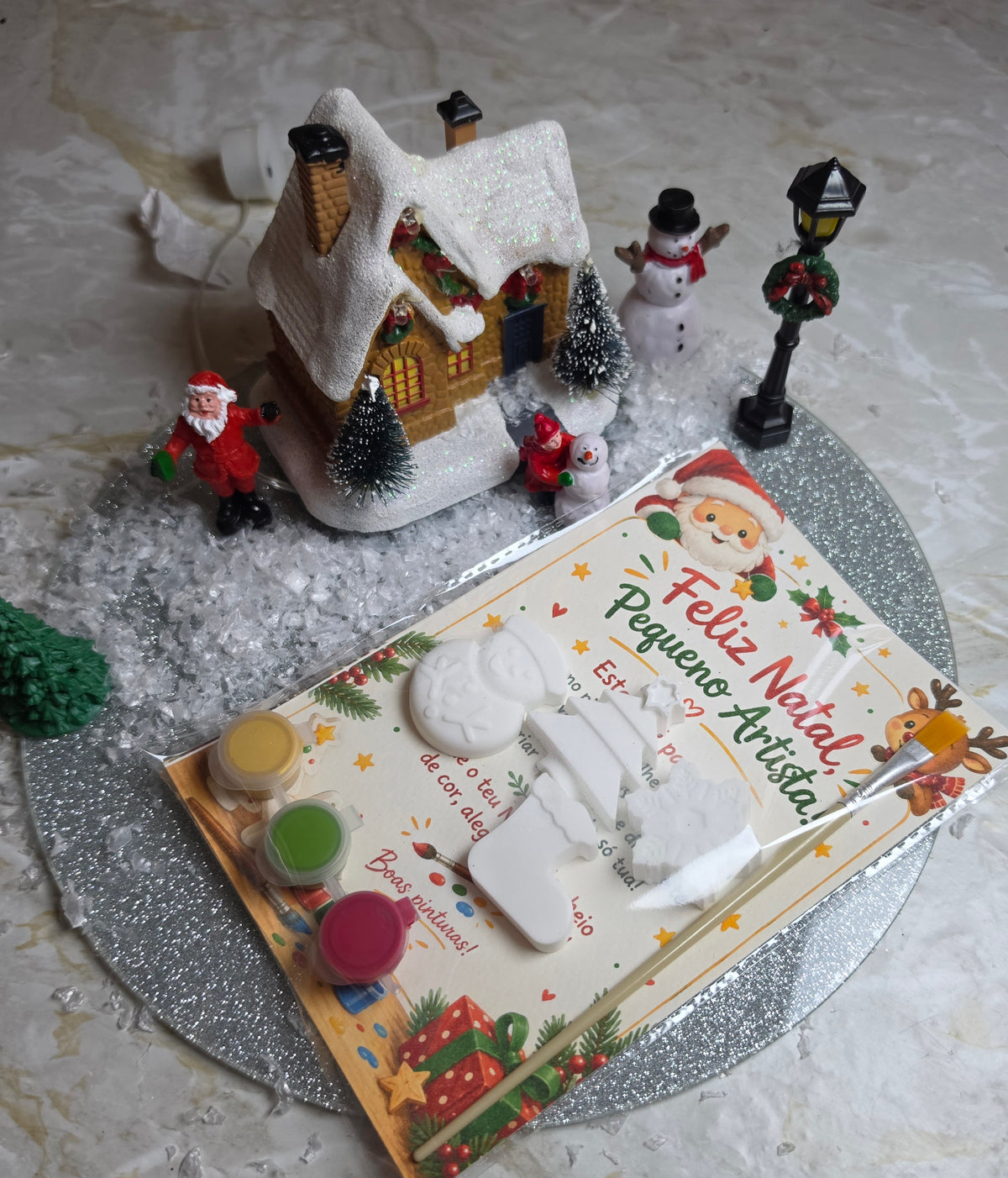 Kit gesso para colorir especial Natal 🎄