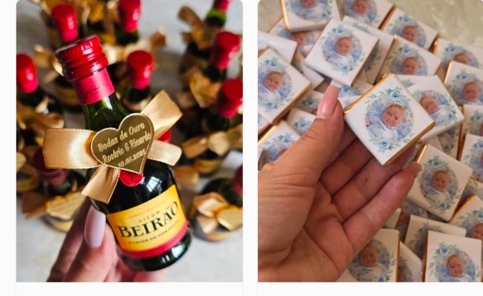 Kit miniatura de Beirão + napolitana chocolate em caixa