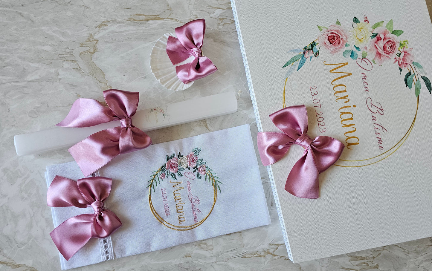 Conjunto de Batismo "Mariana"