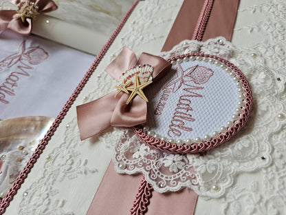 Conjunto de Batismo "Matilde" Mar